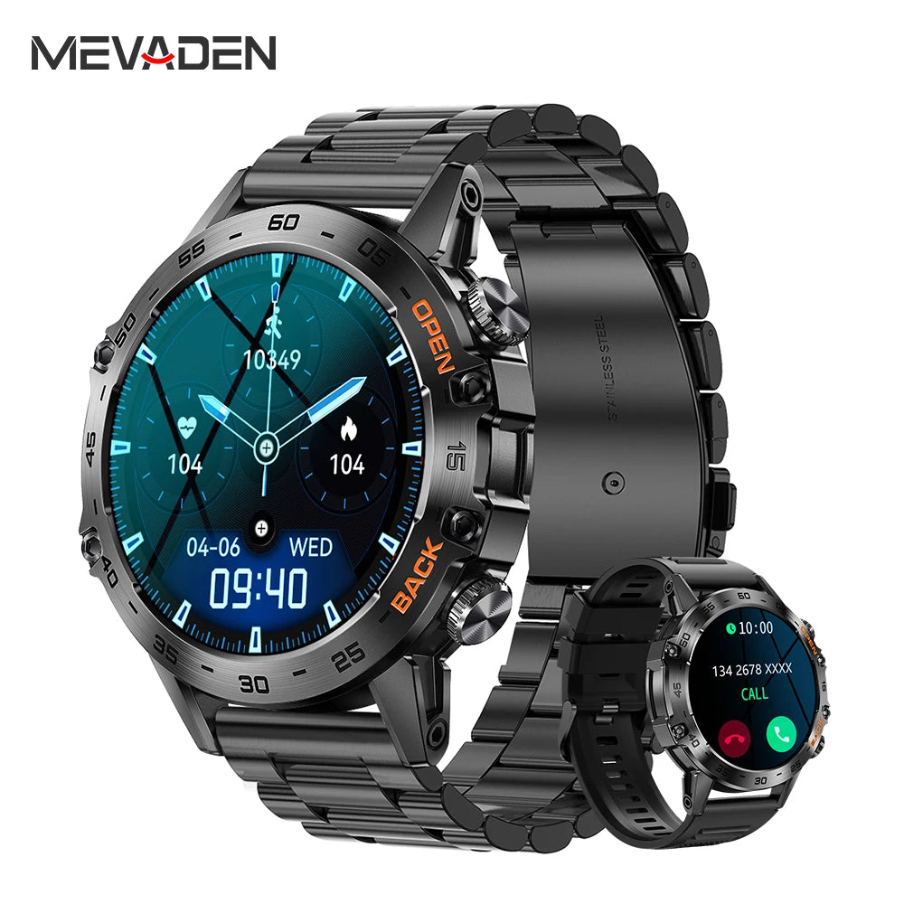 MEVADEN Steel 1.39 Bluetooth Smart Watch for Android IOS K52