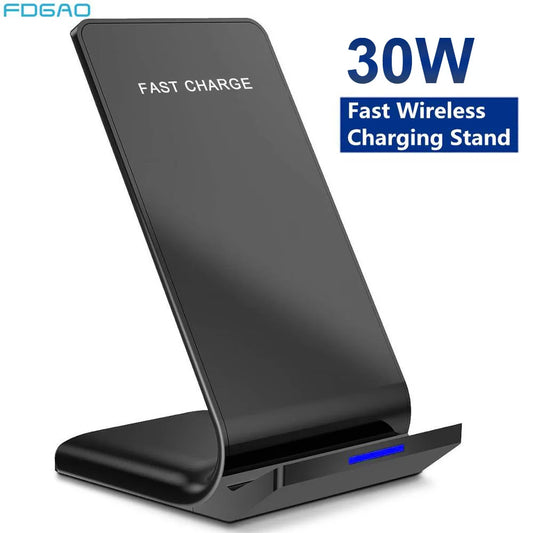 30W Wireless Charger Stand For iPhone