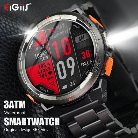 KE5 Bluetooth Sports And Tactical Waterproof Watch With Compass,Altitude,Barometer And Flashlight