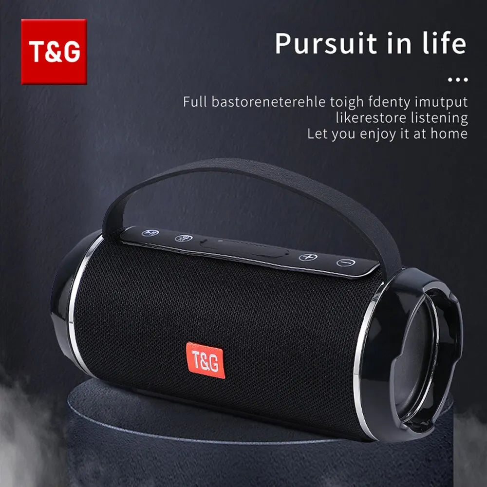 TG Wireless Bluetooth Speaker With Carry Handle Waterproof Subwoofer