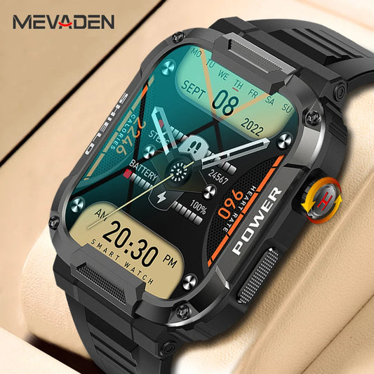 MEVADEN 1.85 Sports Outdoor, Military Grade Smart Watch For Android & IOS