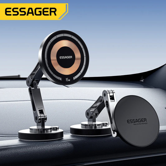 Essager Magnetic Wireless Charger Car Phone Holder 15W