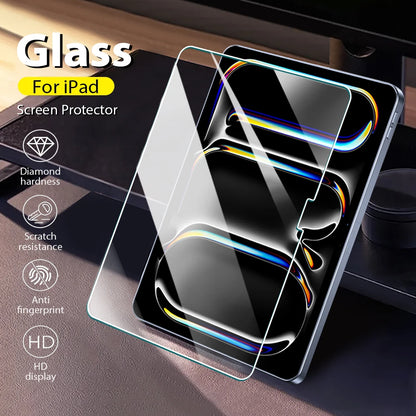 Tempered Glass Screen Protector For Ipad Pro,Air,  7th 8th 9th 10th Gen Mini 6