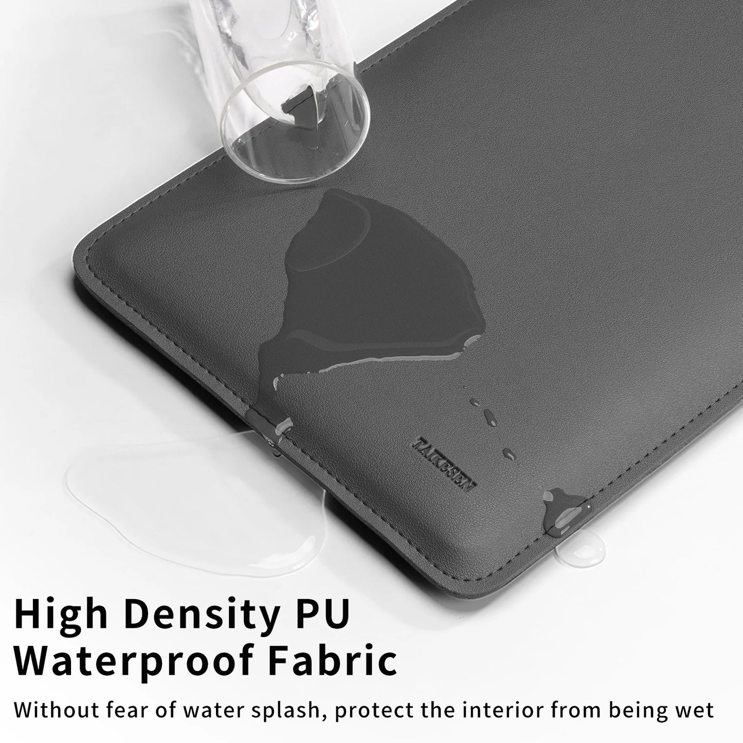 High-Density PU Waterproof Fabric Laptop Sleeve With Storage Case