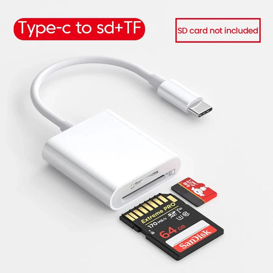 4 in 1 OTG Type C Card Reader USB Flash Drive SD TF