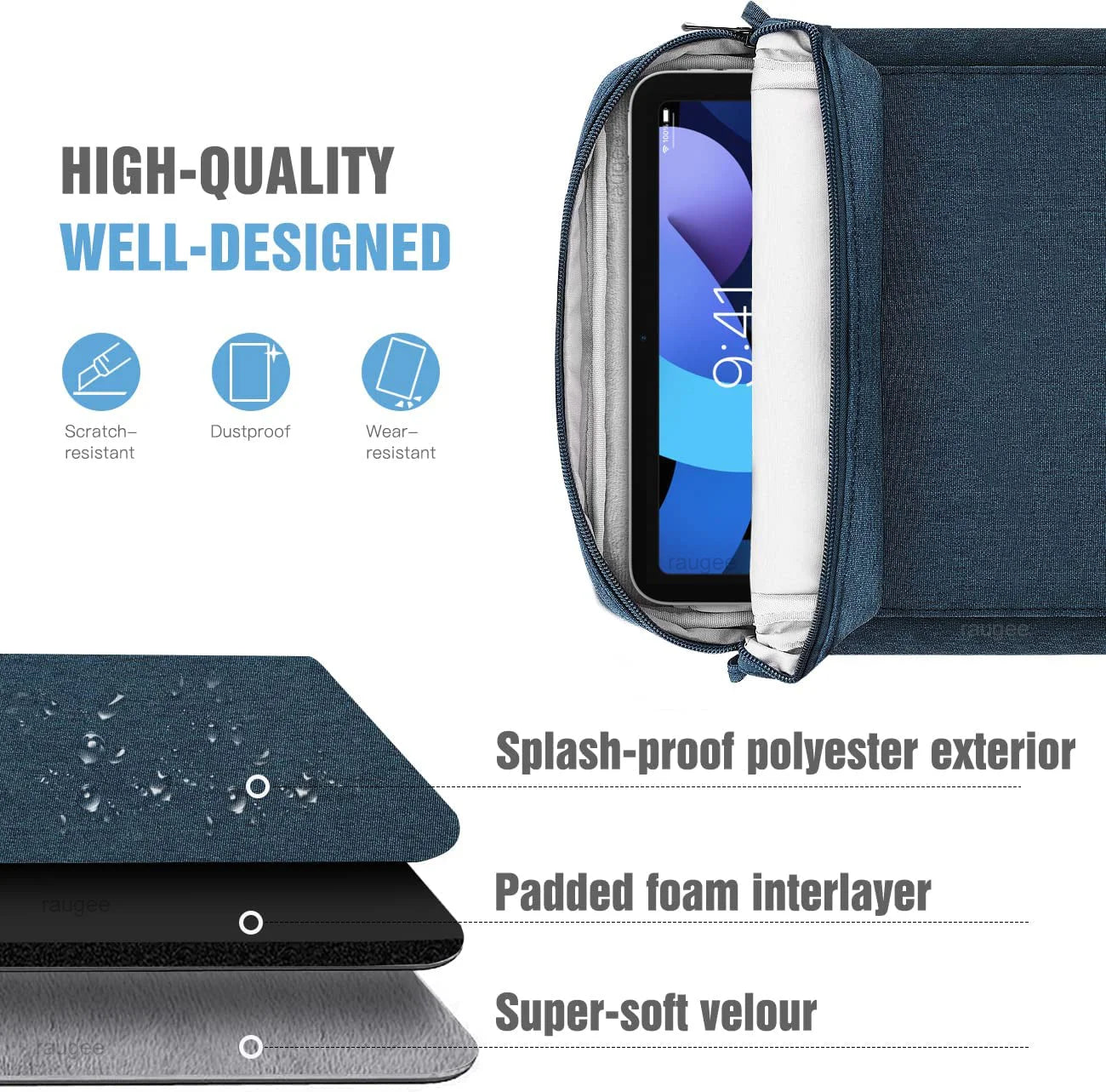 Tablet Sleeve Bag For iPad & Accessories