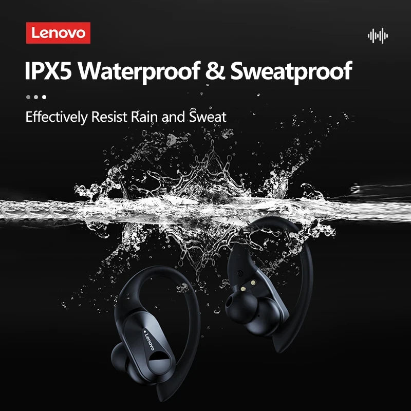 Lenovo LP75 TWS Wireless Bluetooth V5.3 Earphones HiFi Stereo Noise Reduction Earbuds Waterproof Sports Headphones