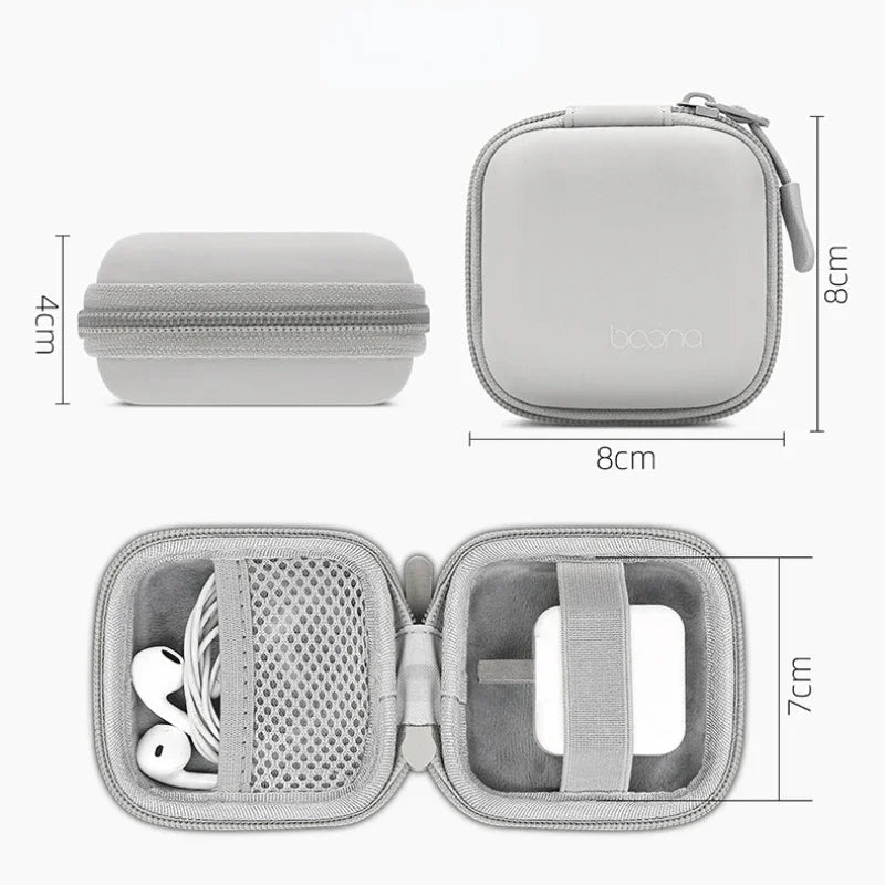 Mini Hard Shell Digital Accessories Storage Case