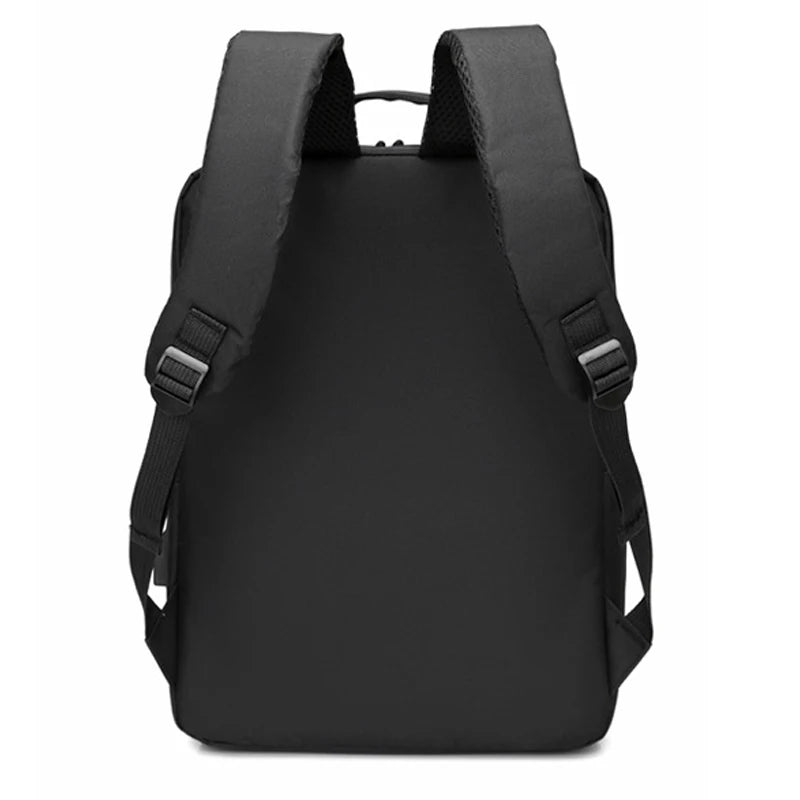 15.6 Inch Nylon Travel Laptop Backpack With USB Charging Compartment