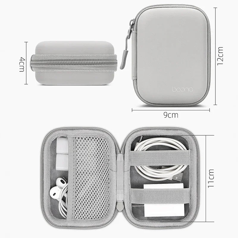 Mini Hard Shell Digital Accessories Storage Case