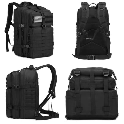 45L 1000D Multipurpose Tactical, Sports, Outdoors, and Daily Backpack