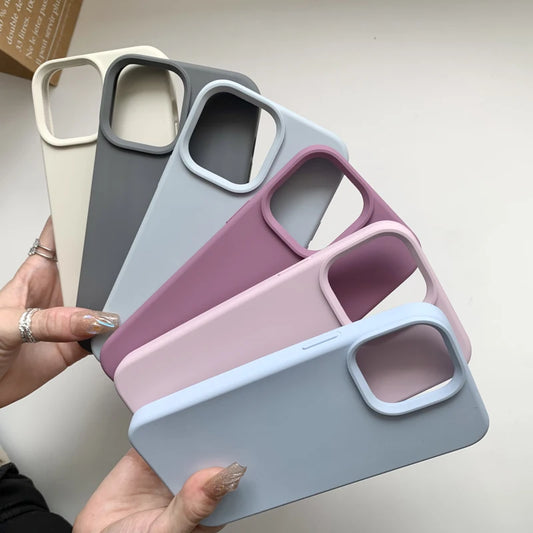 Liquid Silicone Case For Apple iPhone