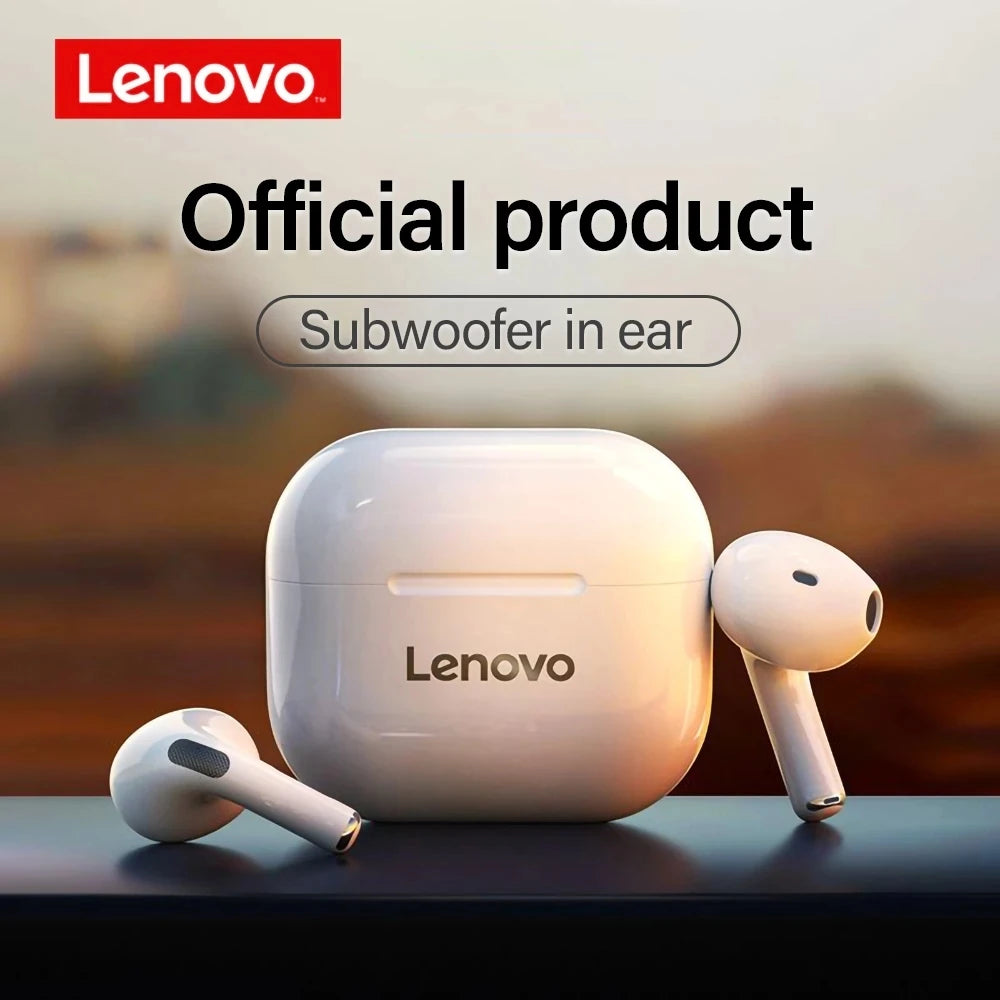 Lenovo lp40 Bluetooth Earphone 5.0 Immersive Sound With Microphone Touch Control