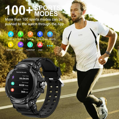 MELANDA 1.5" Bluetooth GPS Sports Smart Watch For Android & IOS