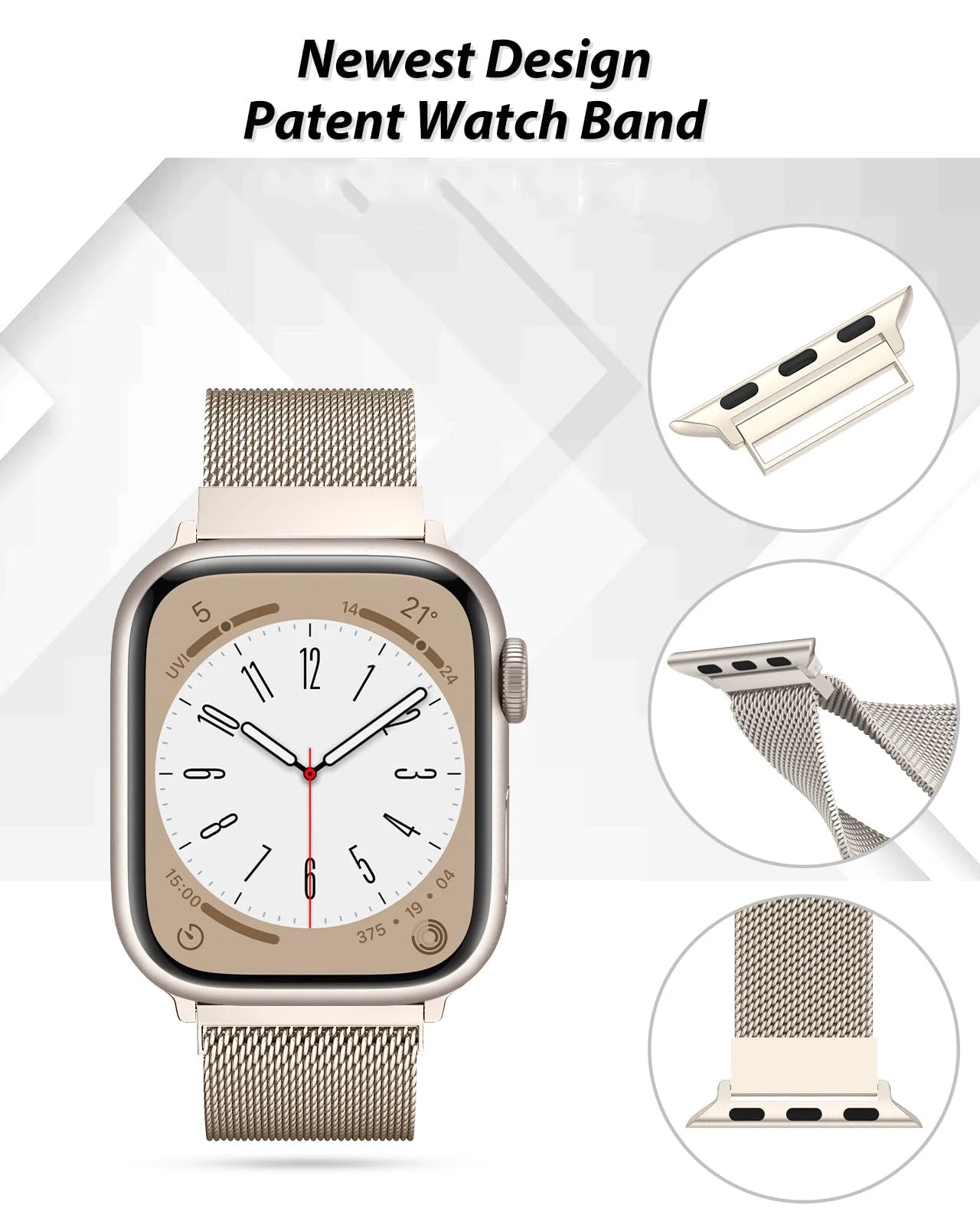 Milanese strap For Apple Watch Bands