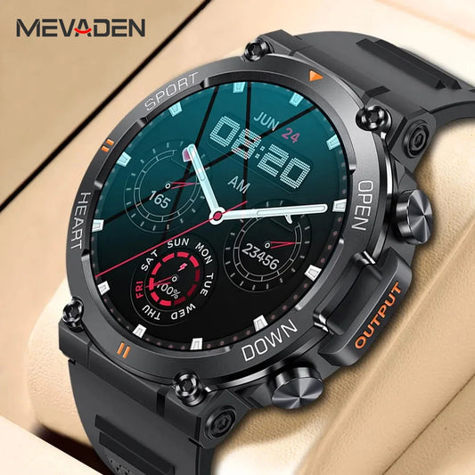 MEVADEN 1.39 Inch HD Bluetooth Sports & Tactical Smart Watch For Android & IOS