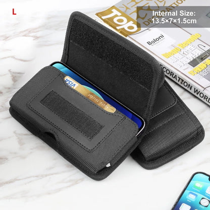 4.7-6.8inch Multifunction Phone Belt Holster Case For iPhone,Samsung Smartphones