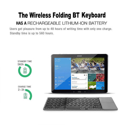 Mini Portable Wireless Bluetooth Keyboard With Touchpad For Windows, Android & IOS