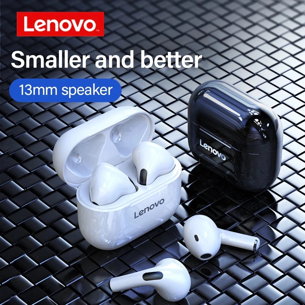 Lenovo lp40 Bluetooth Earphone 5.0 Immersive Sound With Microphone Touch Control