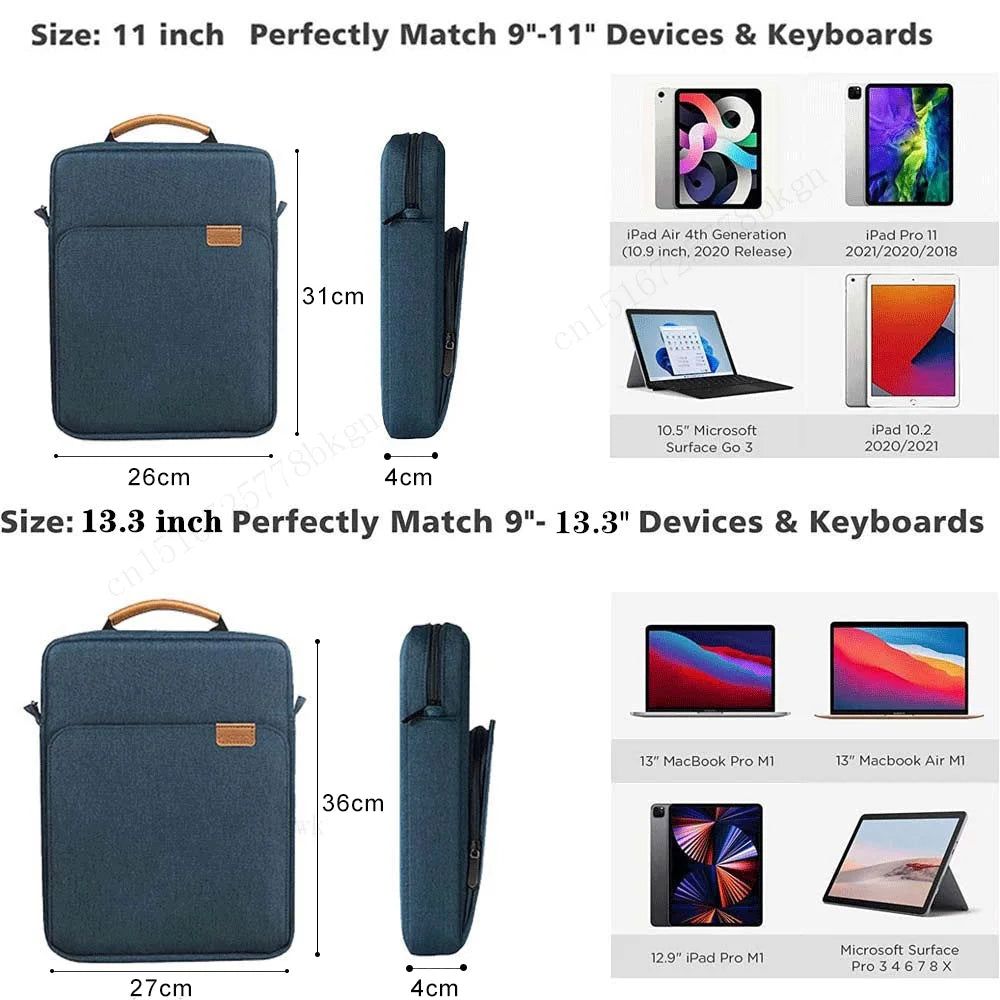 Tablet Sleeve Bag For iPad & Accessories